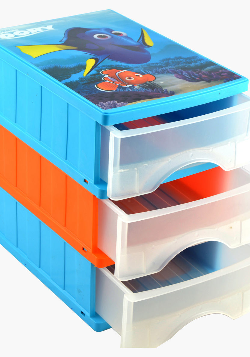 Keeper Finding Dory Printed Drawer Box - Set of 3-Wardrobes and Storage-image-1