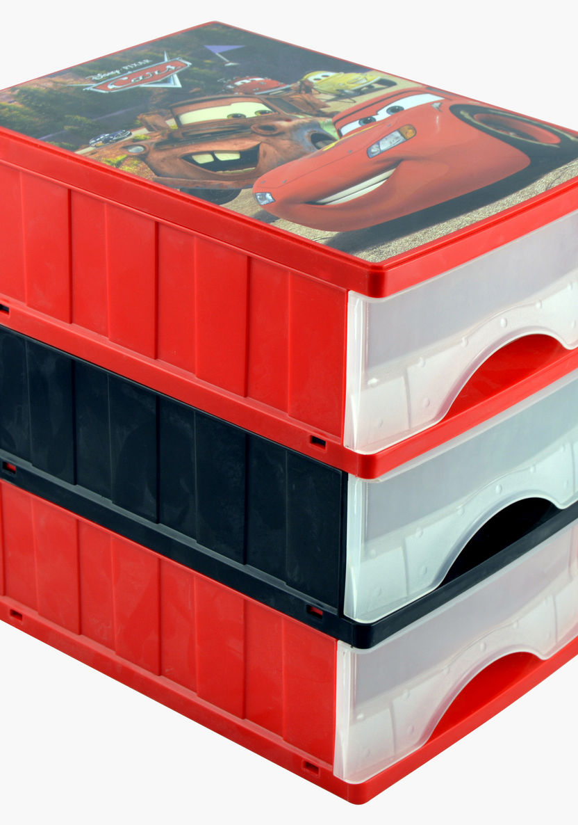 Keeeper Cars Printed 3-Tier Drawer Box-Wardrobes and Storage-image-0