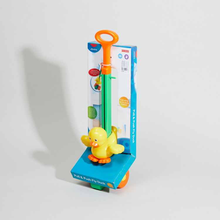 Juniors Push and Pull Fly Duck Toy
