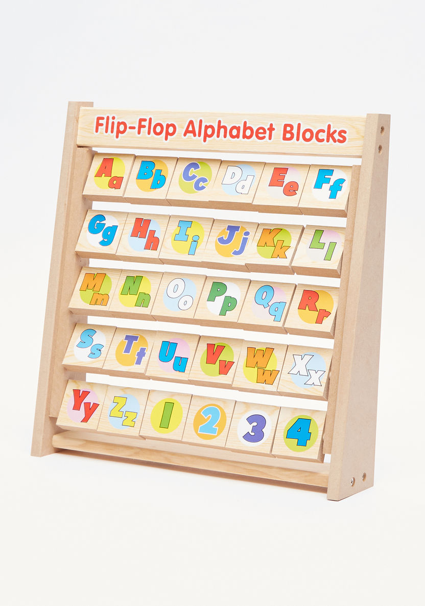 Juniors Flip Flop Alphabet Blocks-Educational-image-1