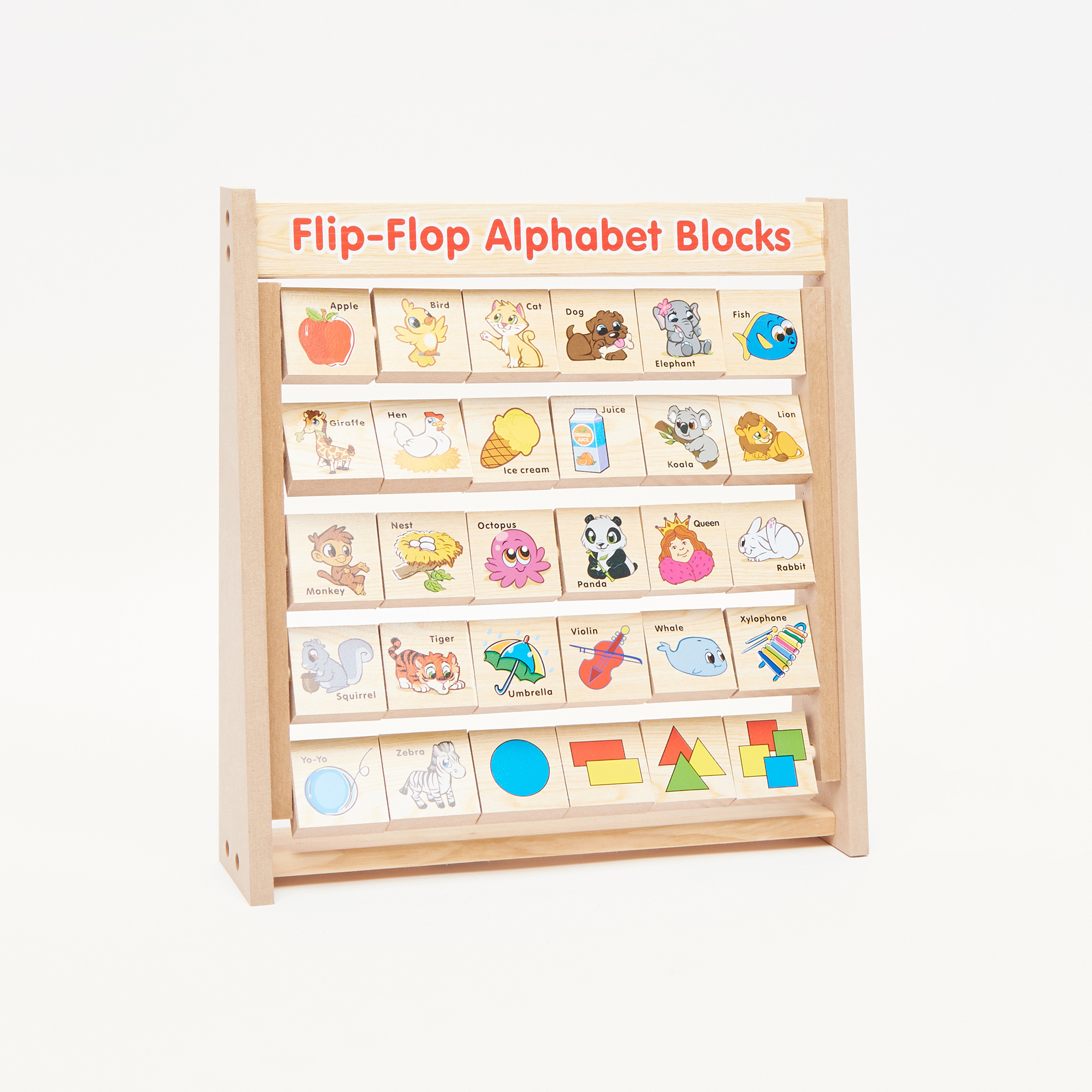 flip flop alphabet blocks