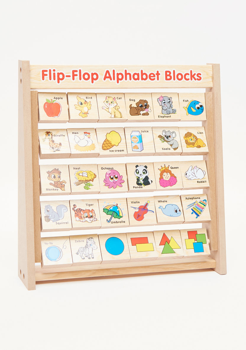 Juniors Flip Flop Alphabet Blocks-Educational-image-2
