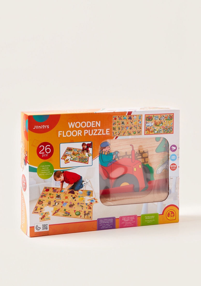 Juniors Number Wooden Floor Puzzle Set-Gifts-image-0
