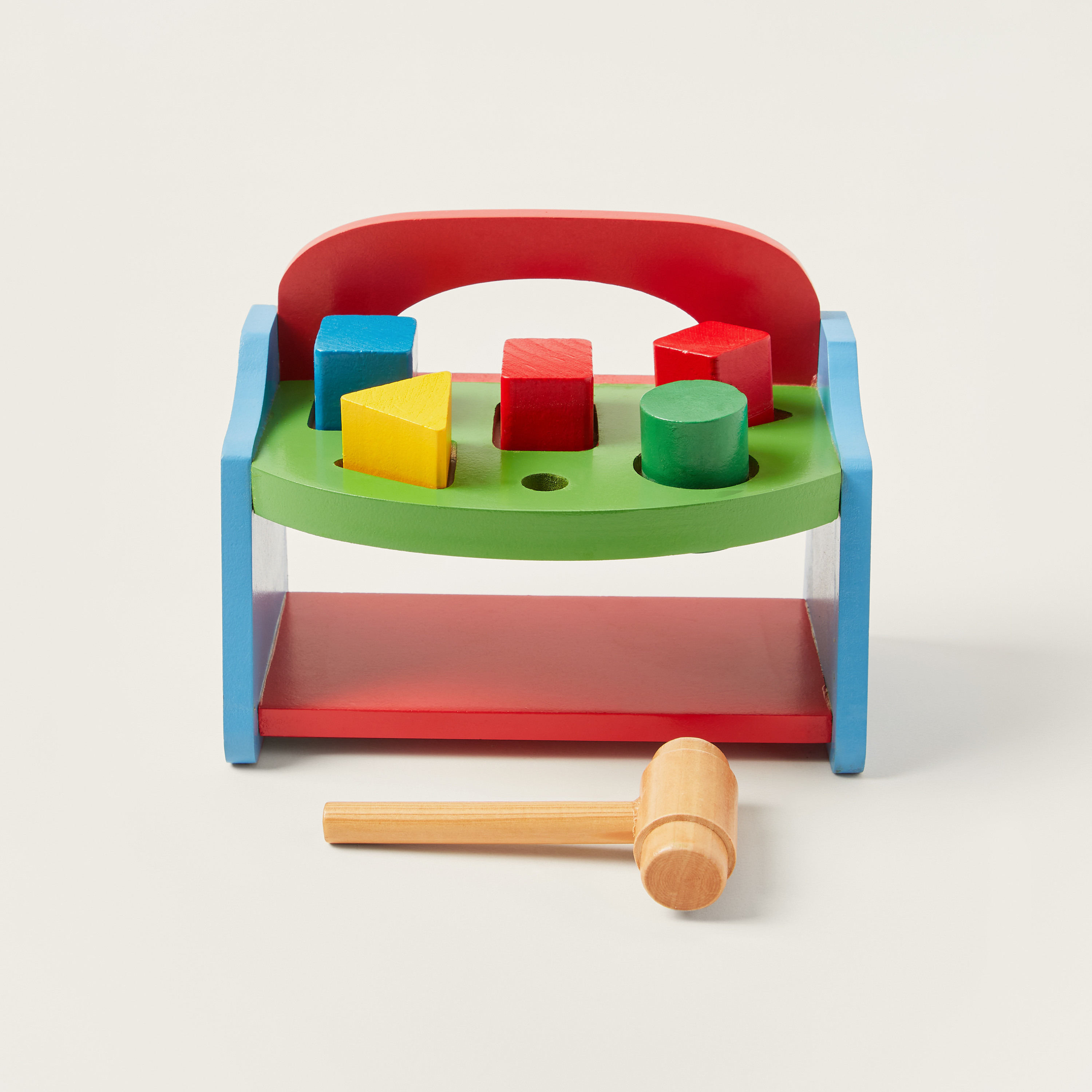 Juniors My First Wooden Pounding Bench-toys-babyandtoddlertoys-learningtoys-image-2
