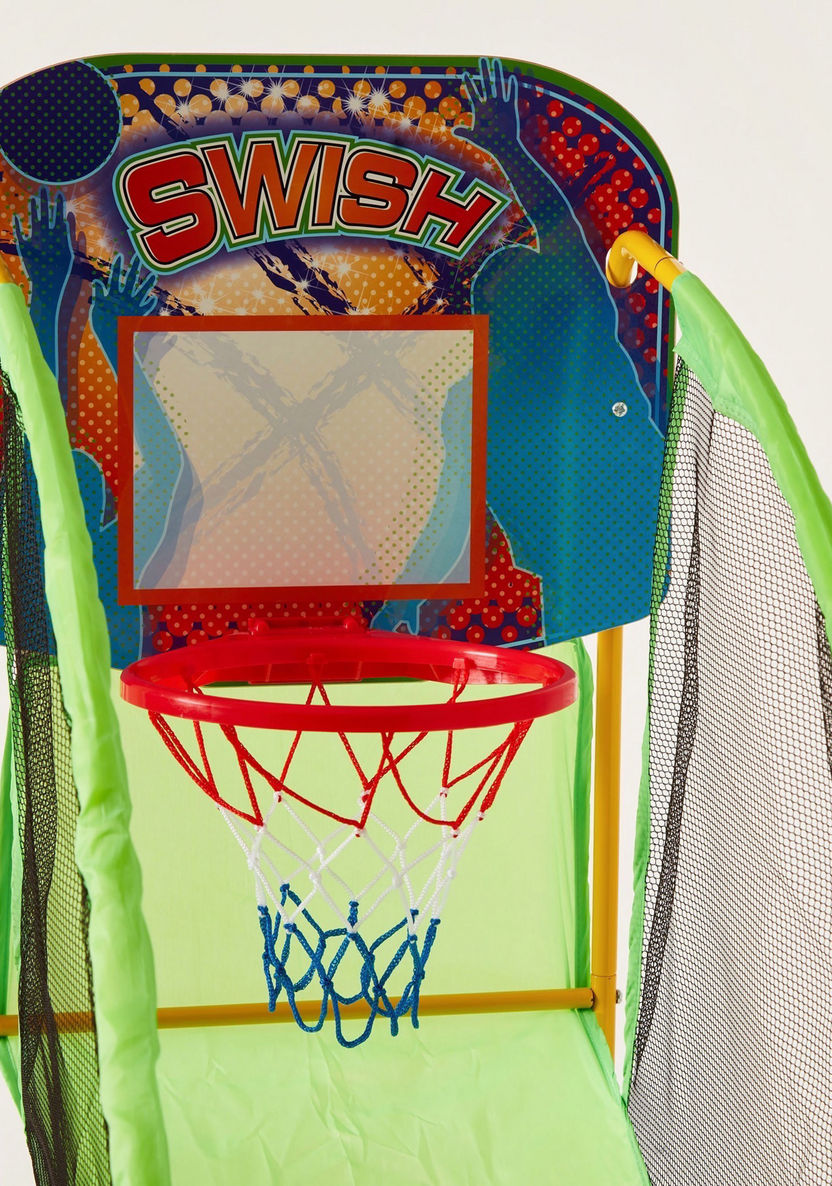 Juniors Swish Basketball Shoot Out Toy-Outdoor Activity-image-2