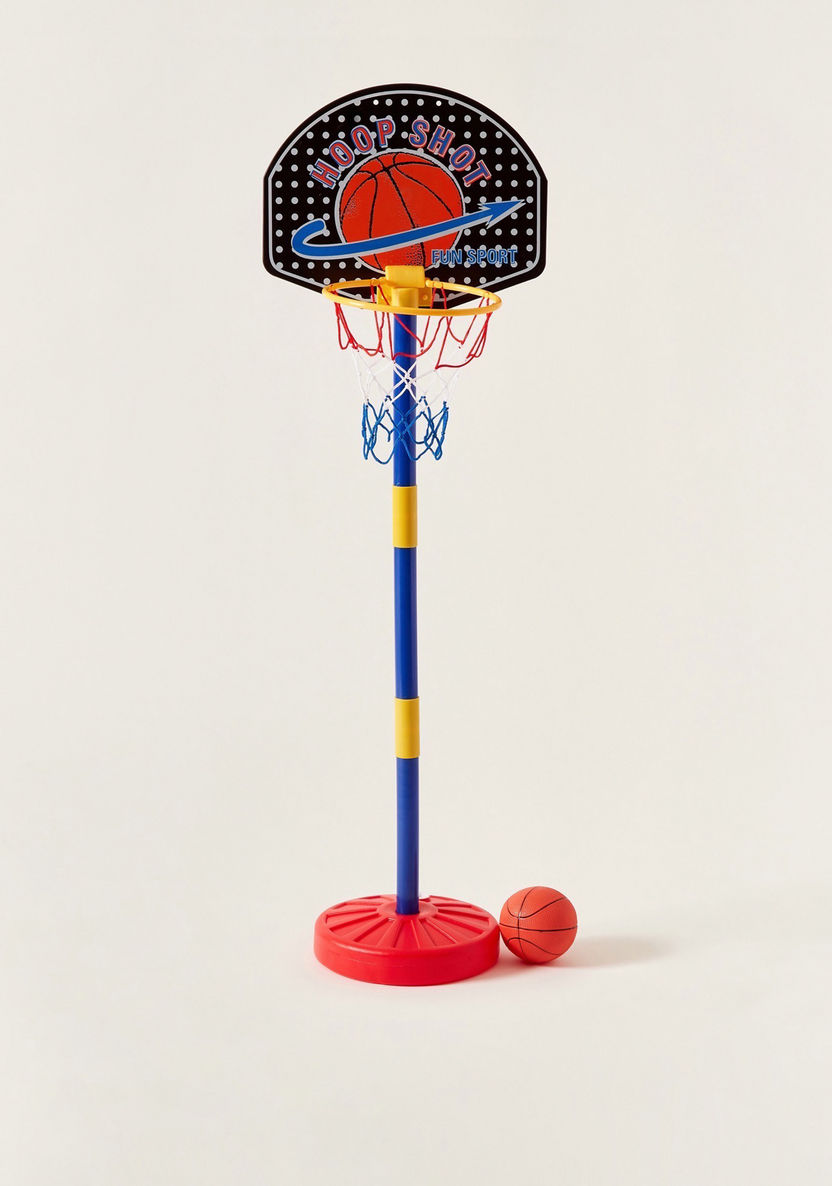 Juniors Adjustable Basketball Stand Playset-Outdoor Activity-image-3