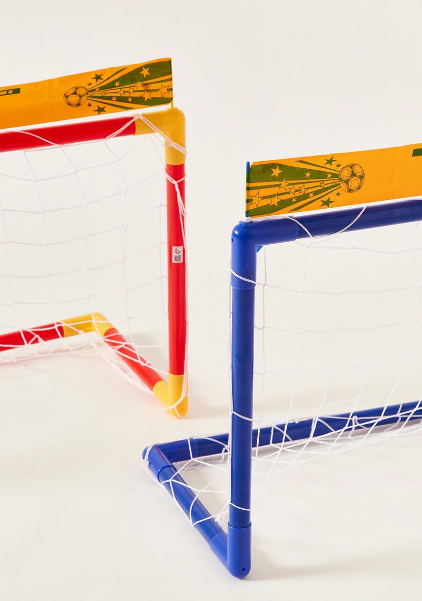 Football Soccer Goal Post Playset-Outdoor Activity-image-1