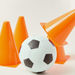 Juniors Football Trainer Playset with 4 Cones-Outdoor Activity-thumbnail-1