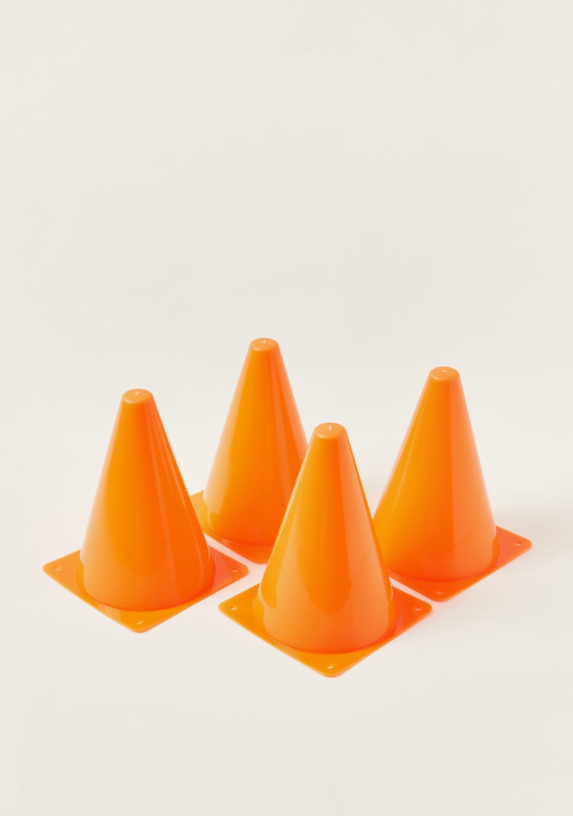 Juniors Football Trainer Playset with 4 Cones-Outdoor Activity-image-2