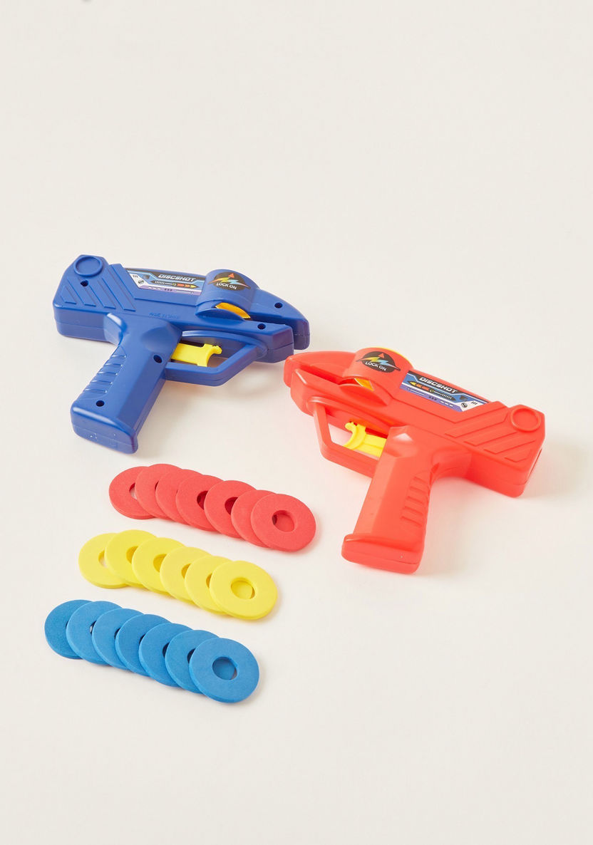 Juniors Galaxy Disc Shooter with 2 Toy Guns-Outdoor Activity-image-0