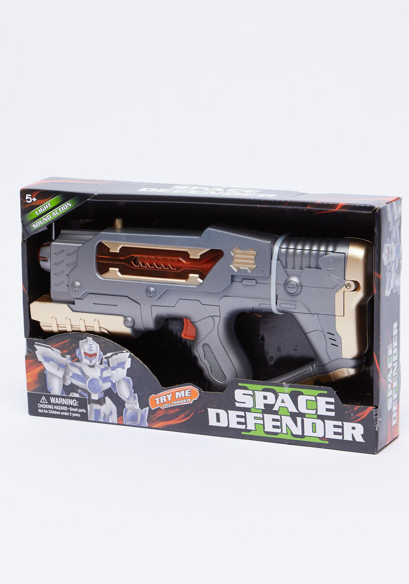 Space Defender Gun with Light and Sound-Action Figures and Playsets-image-0