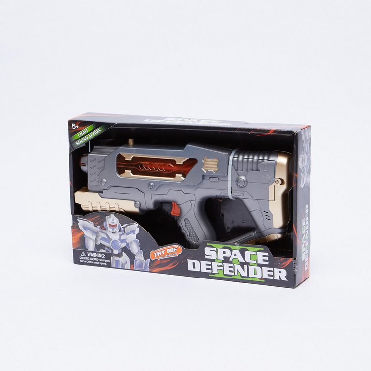 Space Defender Gun with Light and Sound