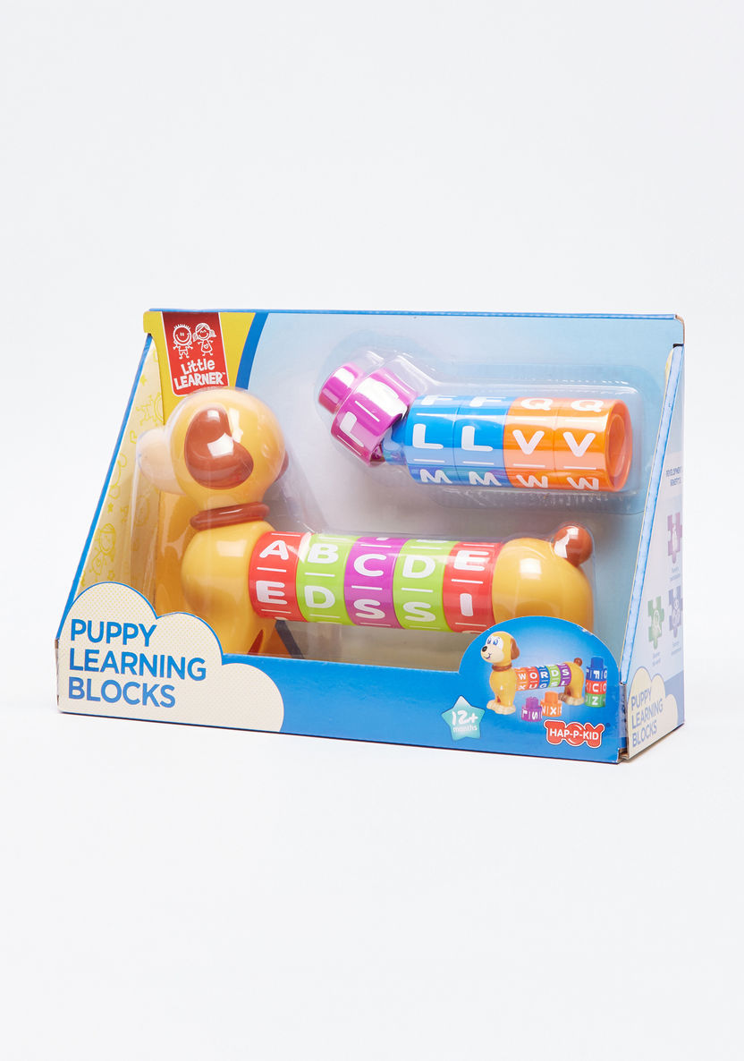 The Happy Kid Company Puppy Learning Blocks Set-Baby and Preschool-image-0