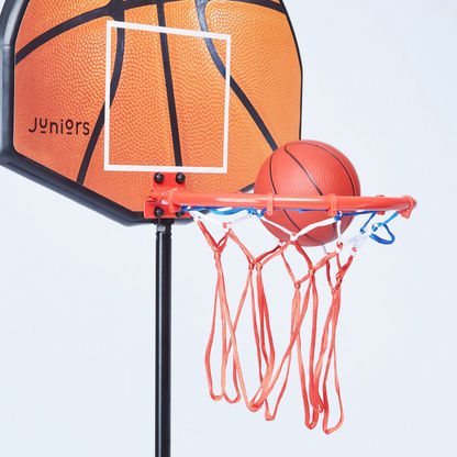 Juniors 2-in-1 Basketball Stand with Dart Target Playset-Outdoor Activity-image-3