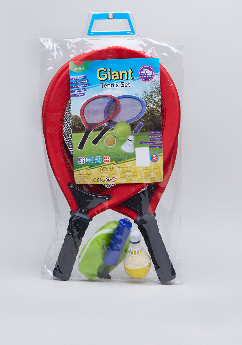 Juniors Giant Tennis Set-Outdoor Activity-image-0
