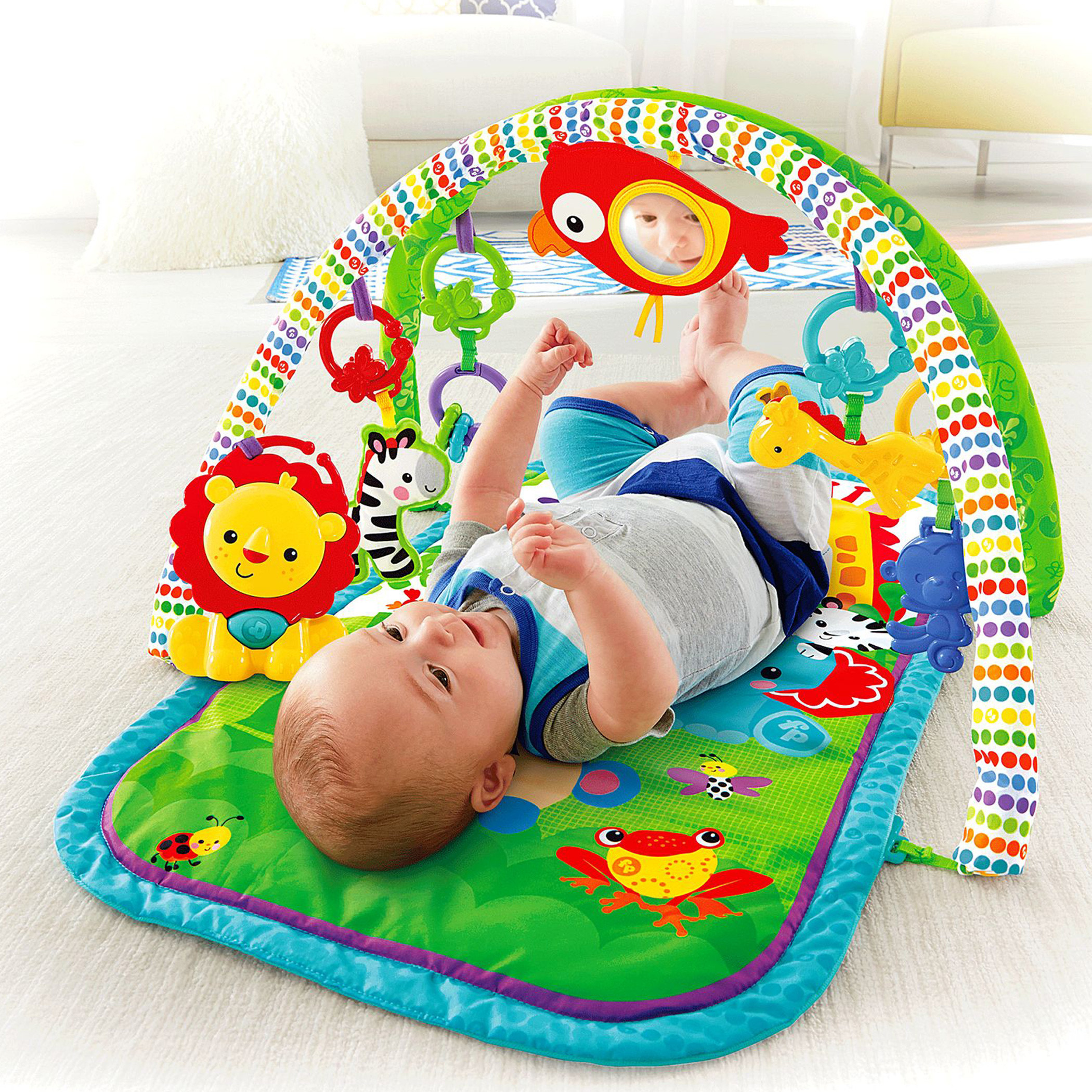 Fisher price rainforest friends 3 in 1 musical activity gym on sale