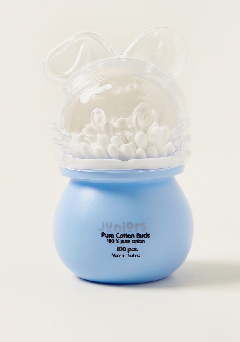 Juniors 100-Piece Pure Cotton Buds in Rabbit Jar-Grooming-image-0
