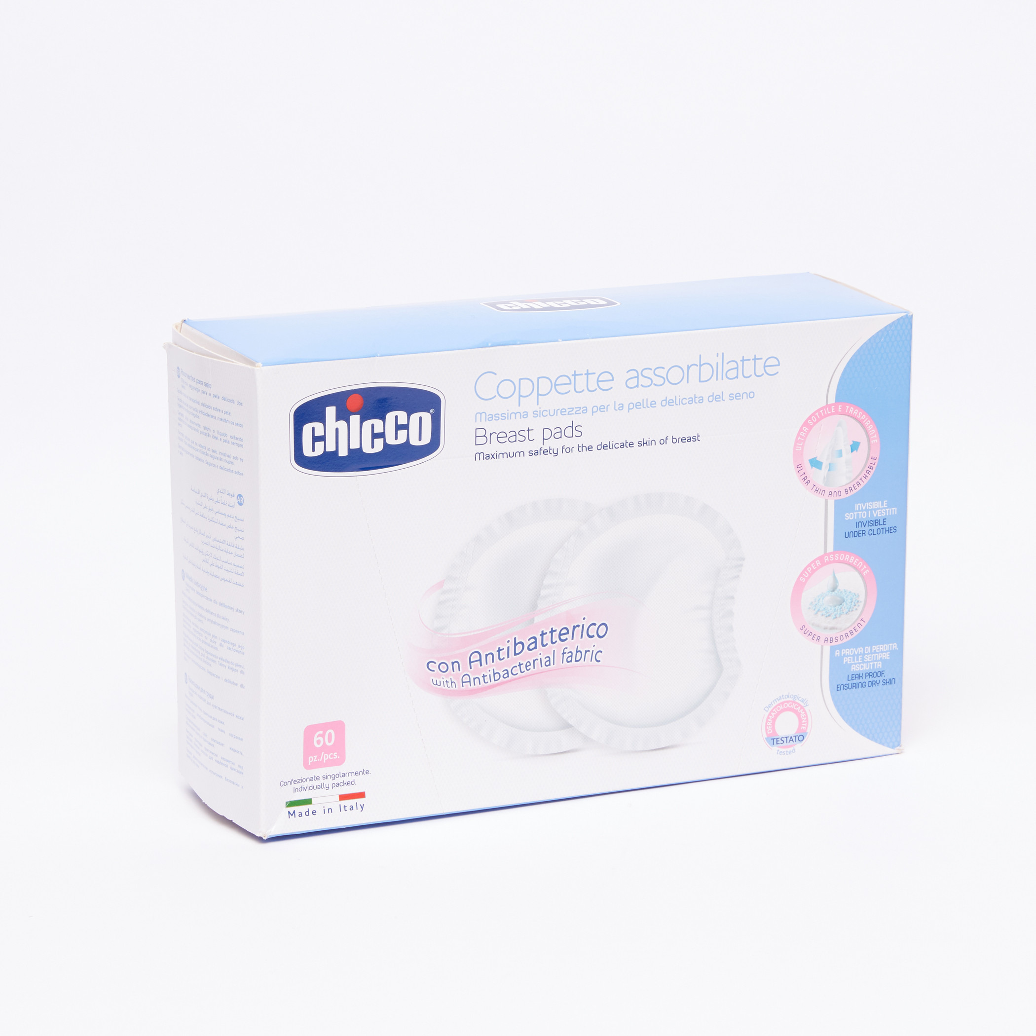 ضمادات الثدي من شيكو مضادة للبكتيريا - عدد 60-baby-feeding-breastfeedingandcare-image-1