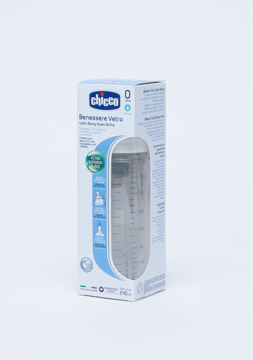 Chicco Printed Feeding Bottle - 240 ml-Bottles and Teats-image-3