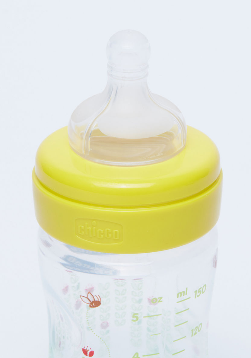 Chicco Printed Feeding Bottle  - 150 ml-Bottles and Teats-image-1