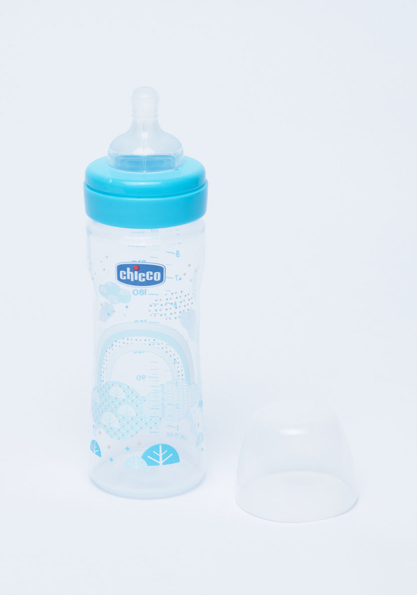 Chicco Printed Feeding Bottle  - 250 ml-Bottles and Teats-image-0