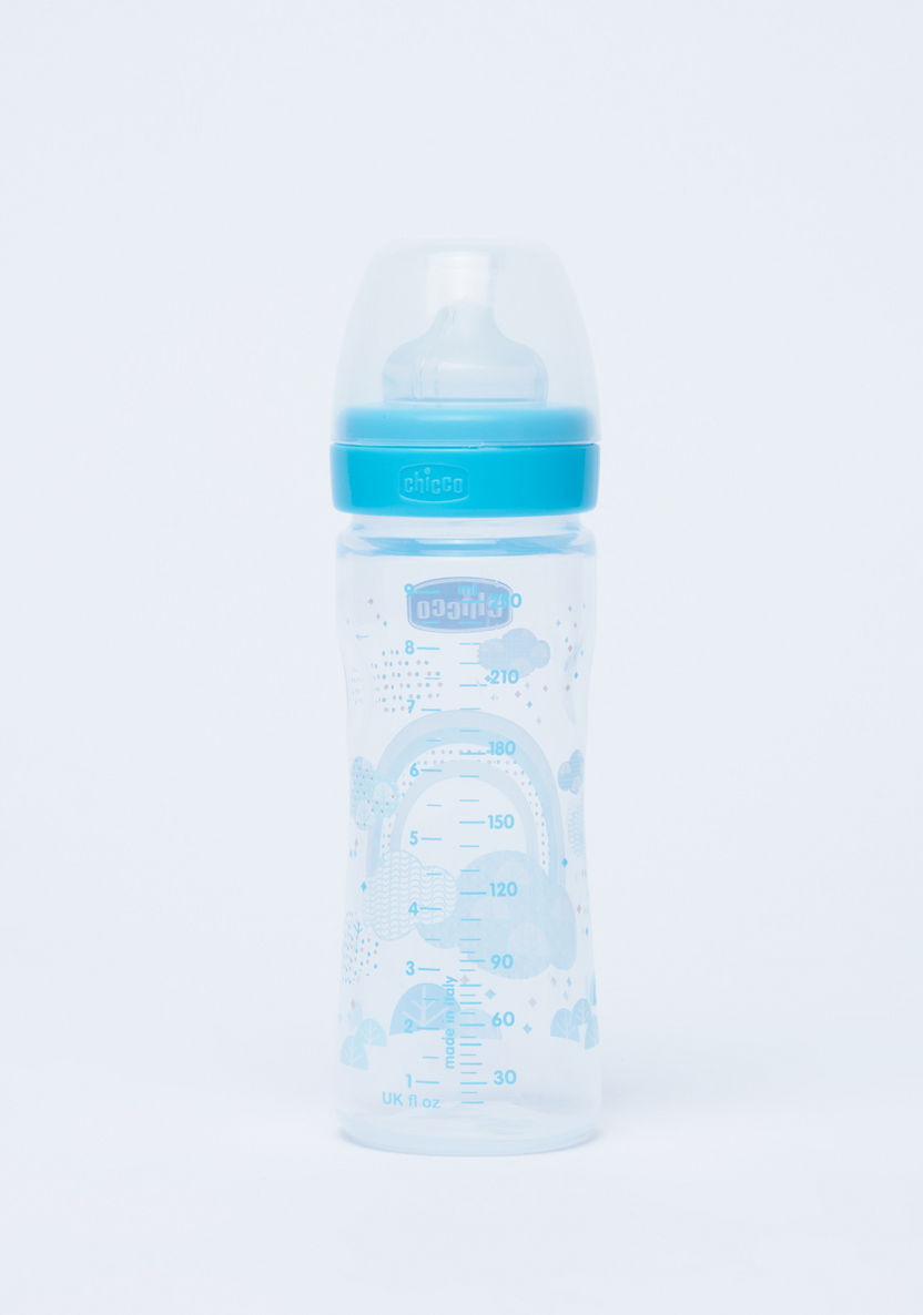 Chicco Printed Feeding Bottle  - 250 ml-Bottles and Teats-image-2