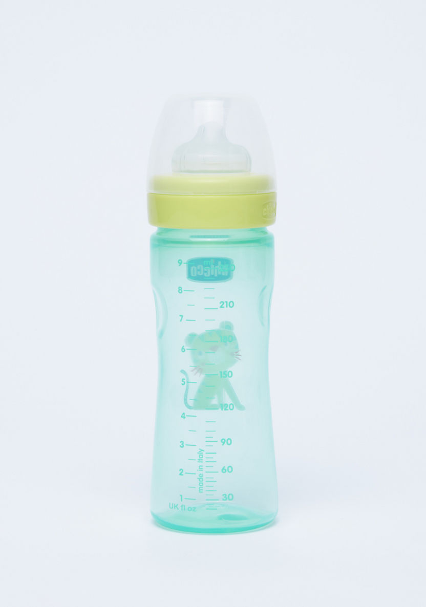 Chicco Printed Feeding Bottle - 250 ml-Bottles and Teats-image-2