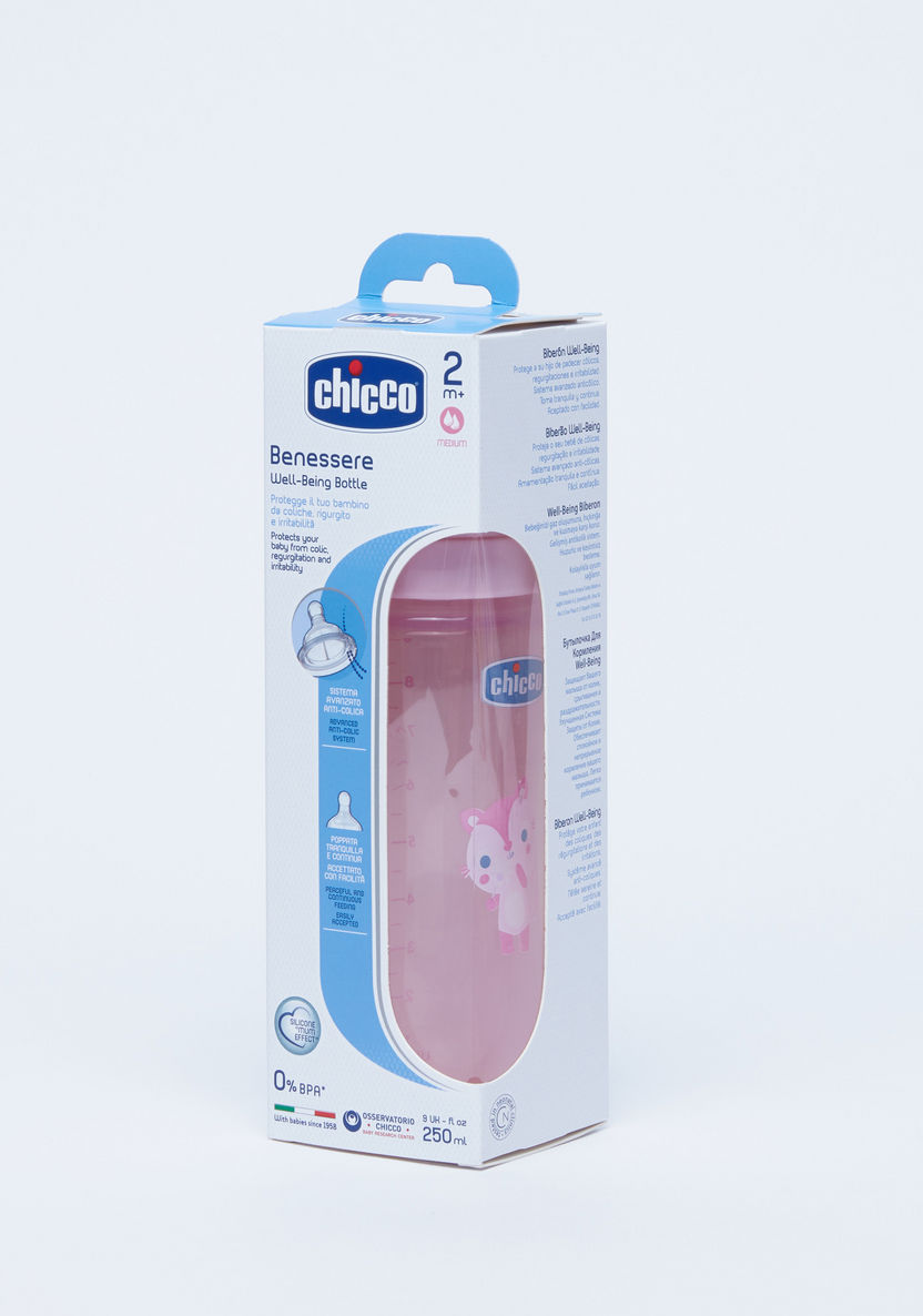 Chicco Printed Feeding Bottle - 250 ml-Bottles and Teats-image-4