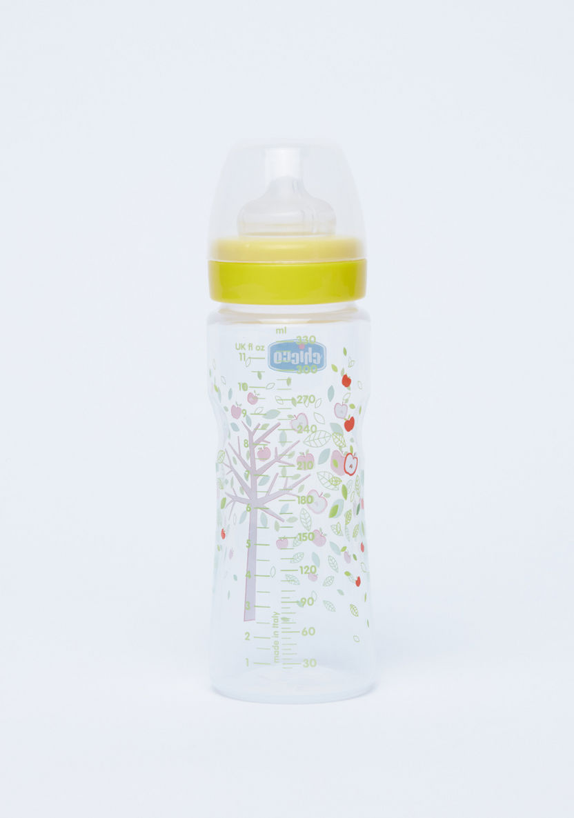 Chicco Printed Feeding Bottle - 330 ml-Bottles and Teats-image-2