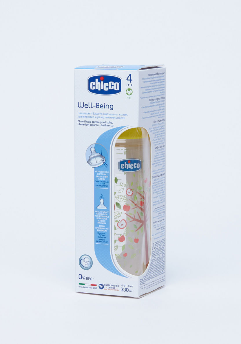 Chicco Printed Feeding Bottle - 330 ml-Bottles and Teats-image-3