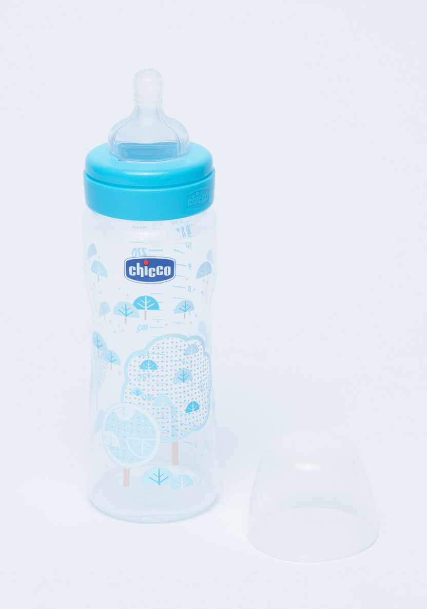 Chicco Well Being Feeding Bottle - 330 ml-Bottles and Teats-image-0