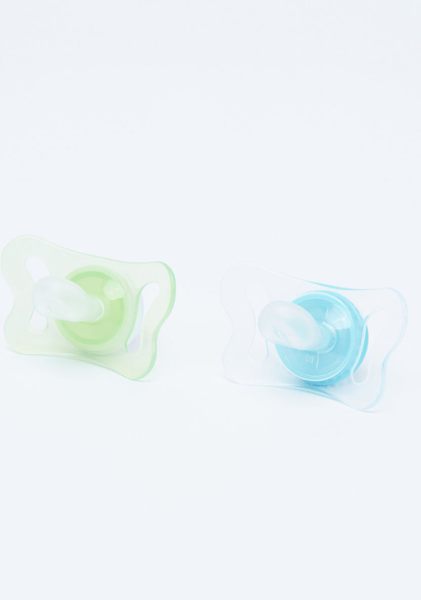 Chicco Printed Soother - Set of 2-Pacifiers-image-0