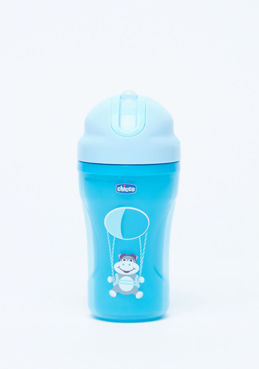 Chicco Printed Sipper Cup with Lid-Mealtime Essentials-image-0