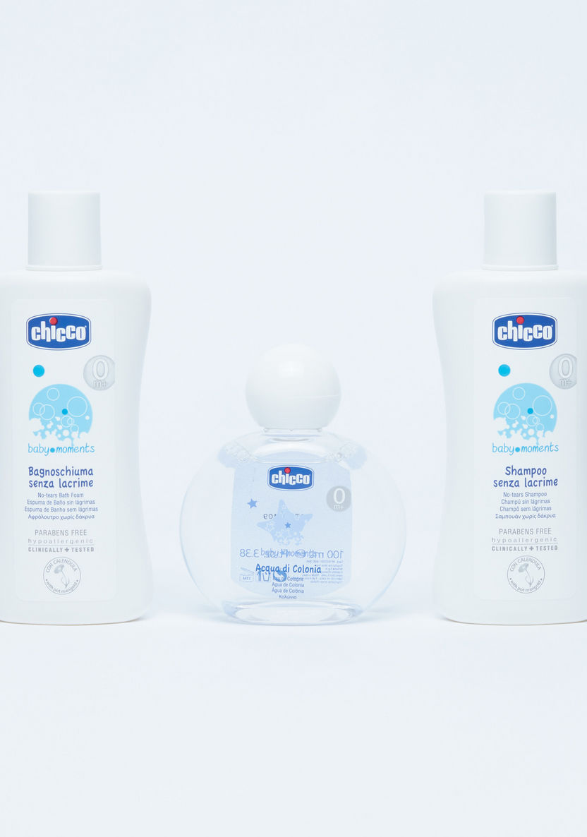 Chicco Baby Moments 3-Piece Gift Set-Hair%2C Body and Skin-image-0