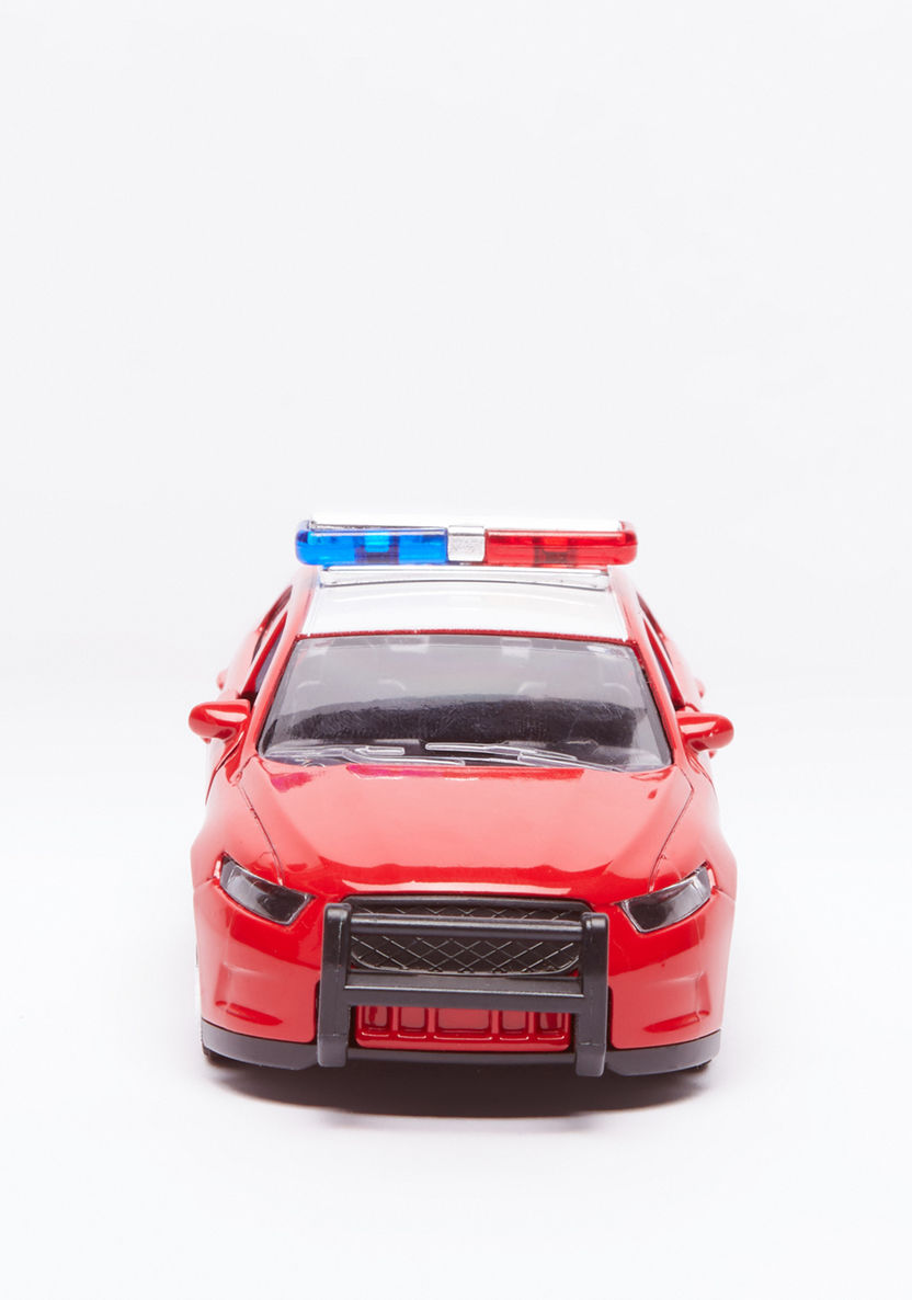 Sedan Die Cast Toy Car with Sound and Light-Scooters and Vehicles-image-1