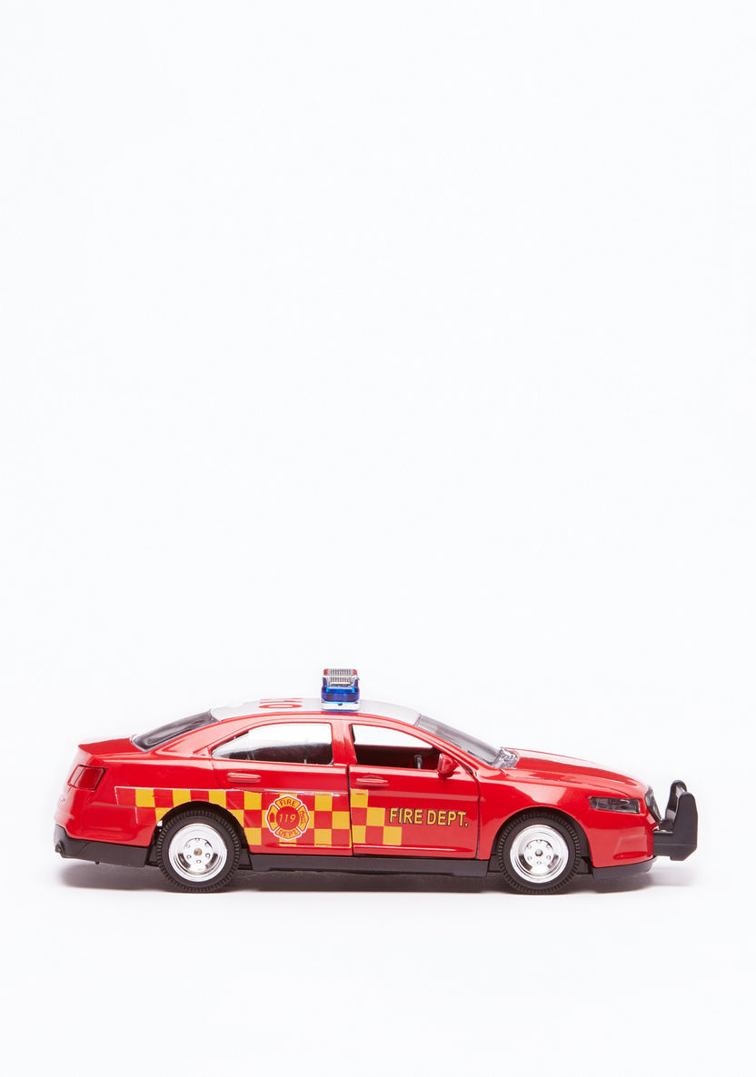 Sedan Die Cast Toy Car with Sound and Light-Scooters and Vehicles-image-3