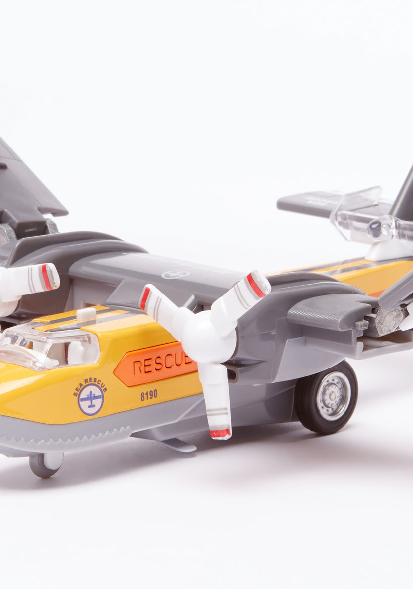 Die Cast Sonic Water Bomber Plane Toy-Scooters and Vehicles-image-3