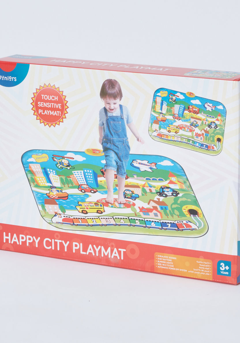 Juniors Printed My City Touch Sensitive Playmat with Sound and Light-Baby and Preschool-image-0