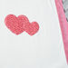 Juniors Heart Applique Blanket - 95x72 cms-Blankets and Throws-thumbnail-1