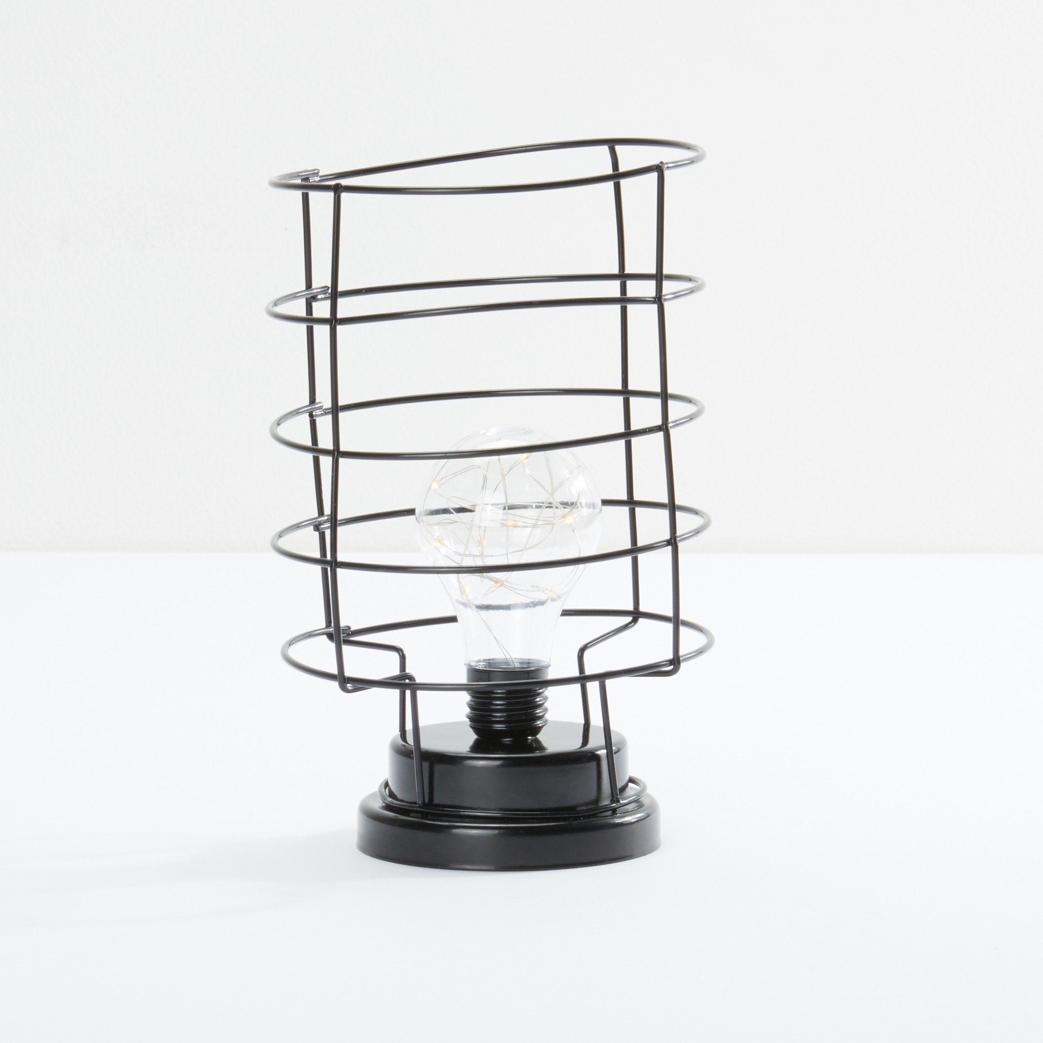 مصباح فانوس منزلي يعمل بالبطارية.-household-decor-candleholdersandlanterns-image-1