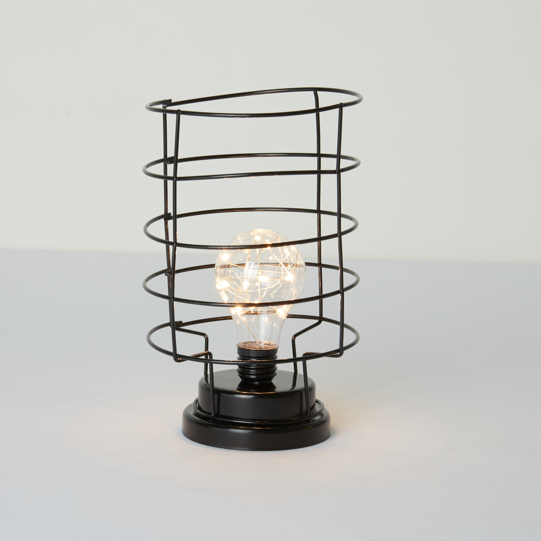 مصباح فانوس منزلي يعمل بالبطارية.-household-decor-candleholdersandlanterns-image-2