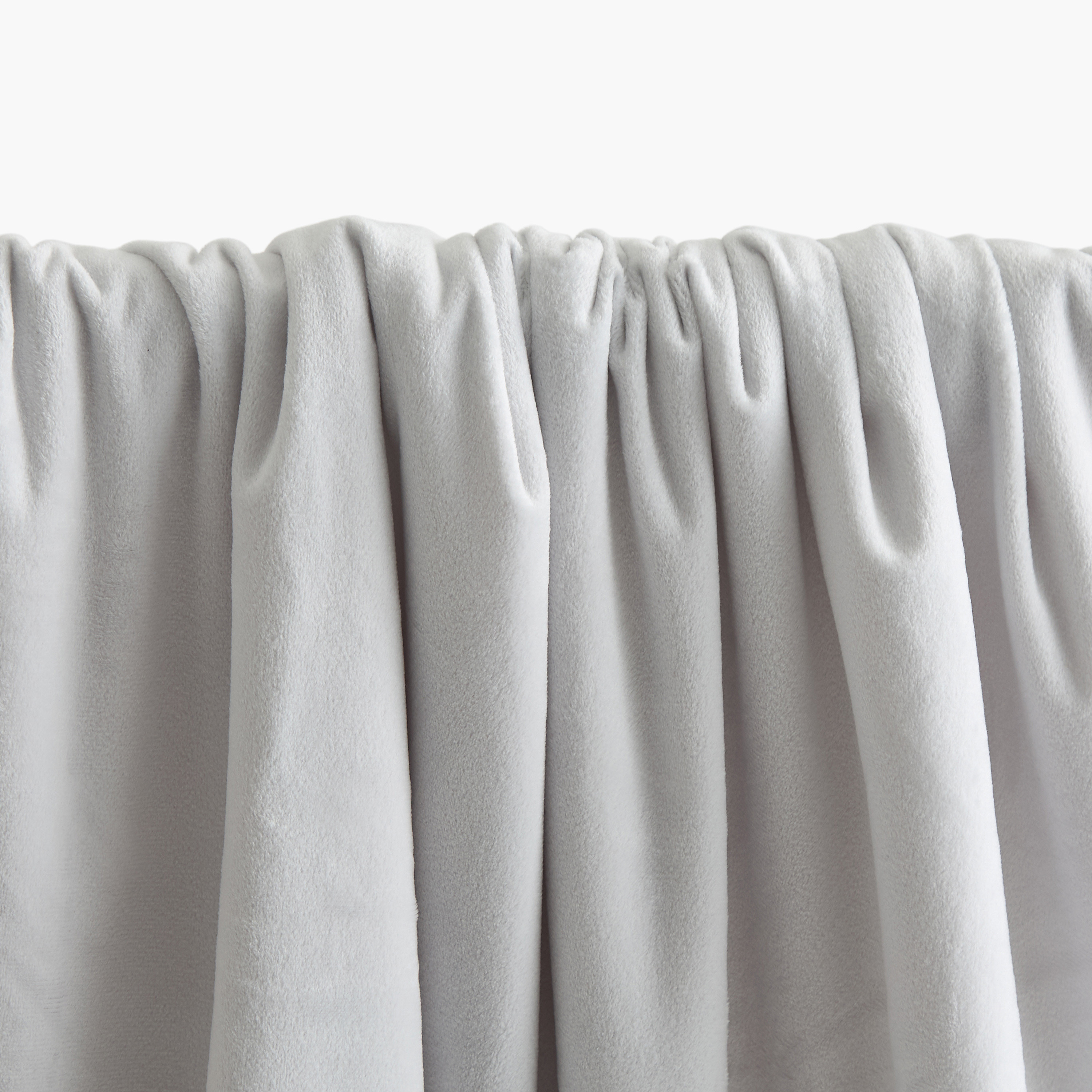 Juniors Suede Pom-Pom Detail Plush Blanket - 76x102 cms-baby-nursery-blanketsandswaddles-blanketsandquilts-image-5