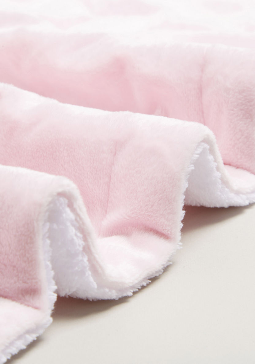 Juniors Suede Pom-Pom Detail Plush Blanket - 76x102 cms-Blankets and Throws-image-3