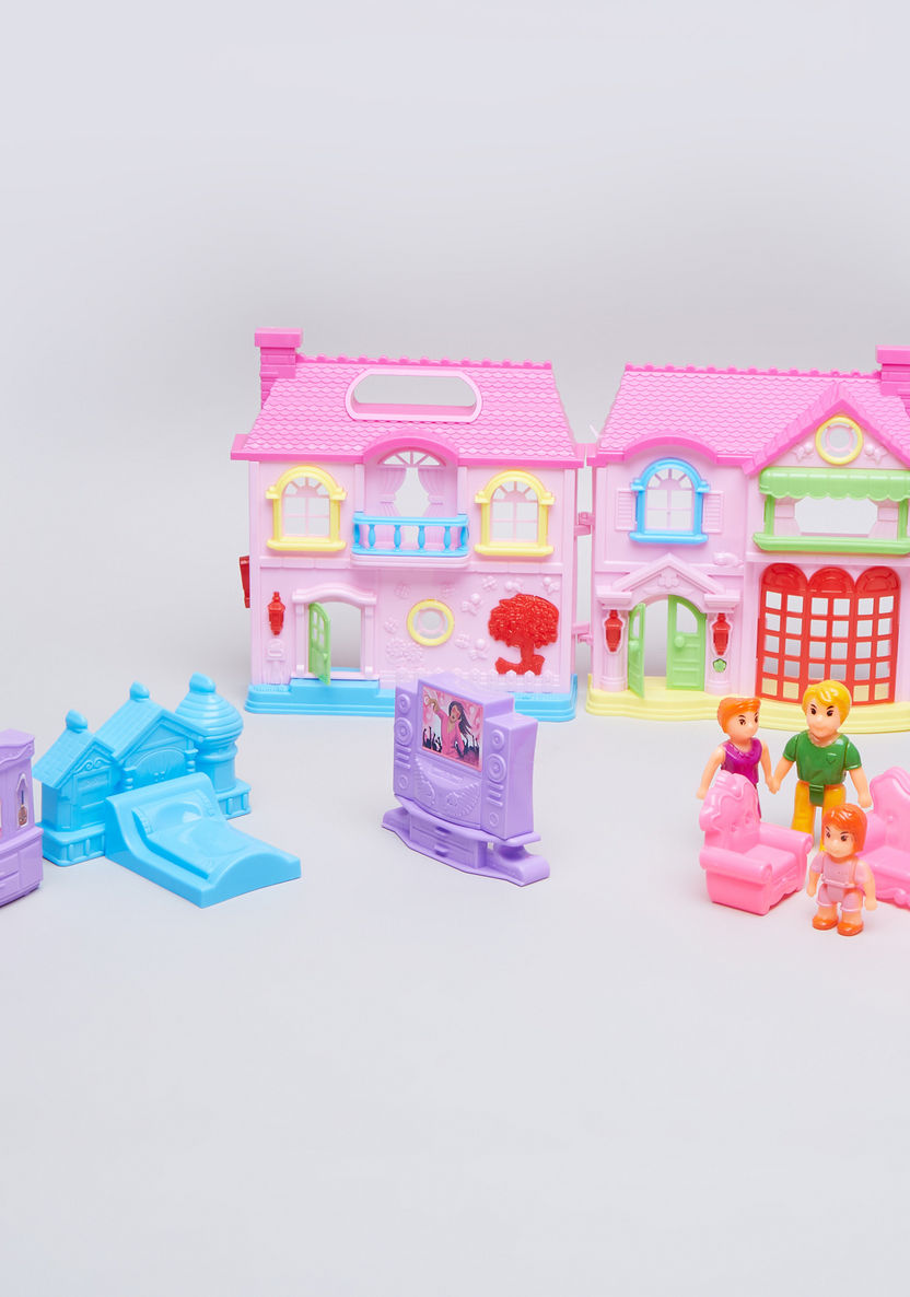 Happy Family House Villa Playset-Role Play-image-1