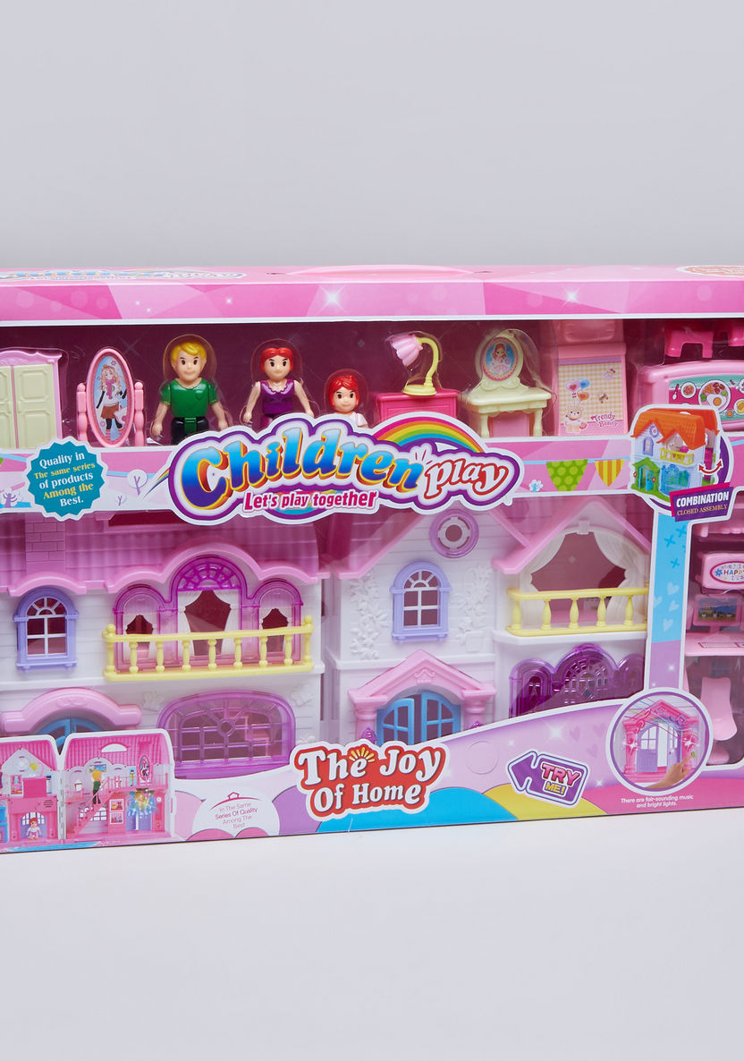 Children Play The Joy of Home Villa Playset-Role Play-image-0