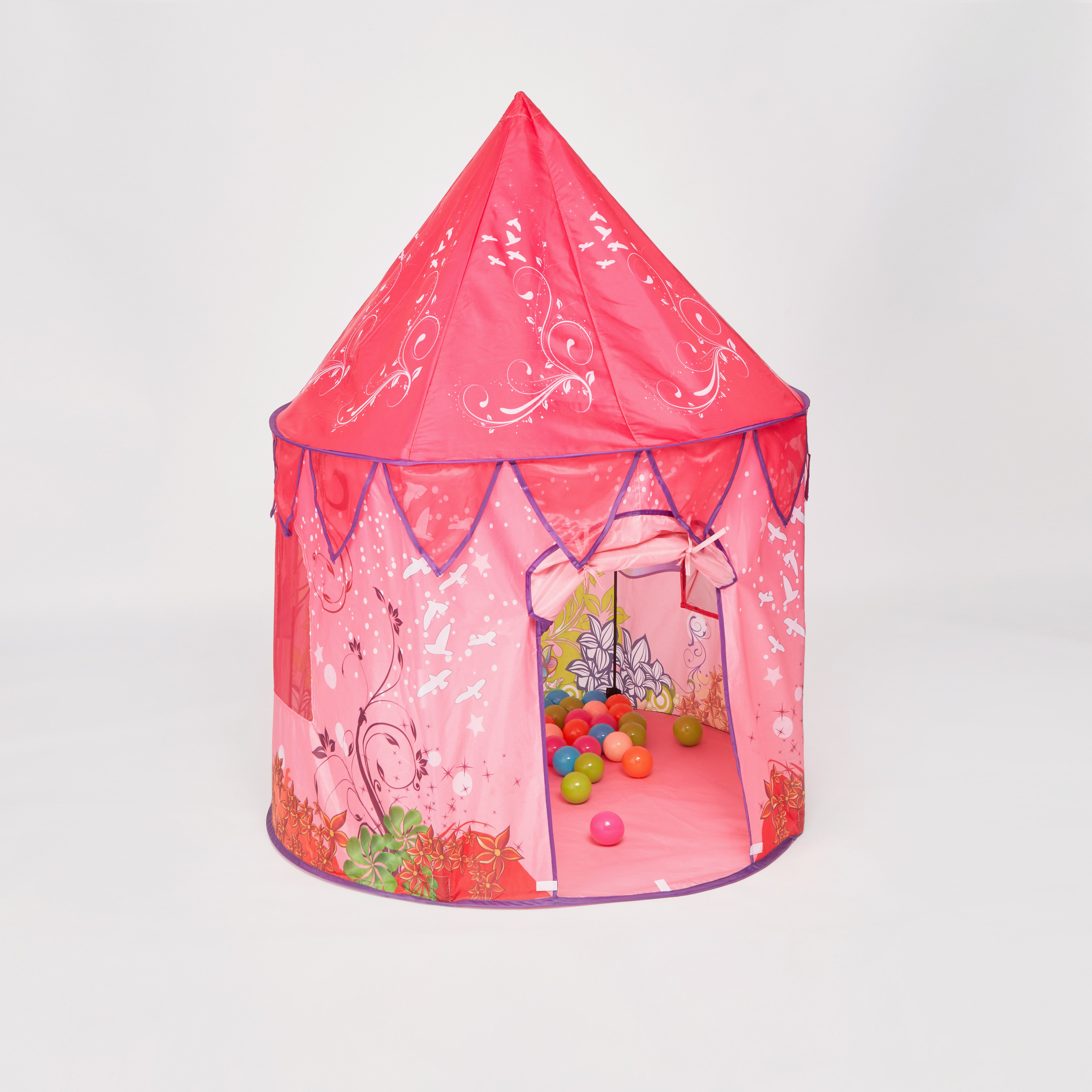 خيمة لعب بطبعات برنسيس مع 100 كرة من جونيورز-toys-outdoor-playhousesandplayards-image-2