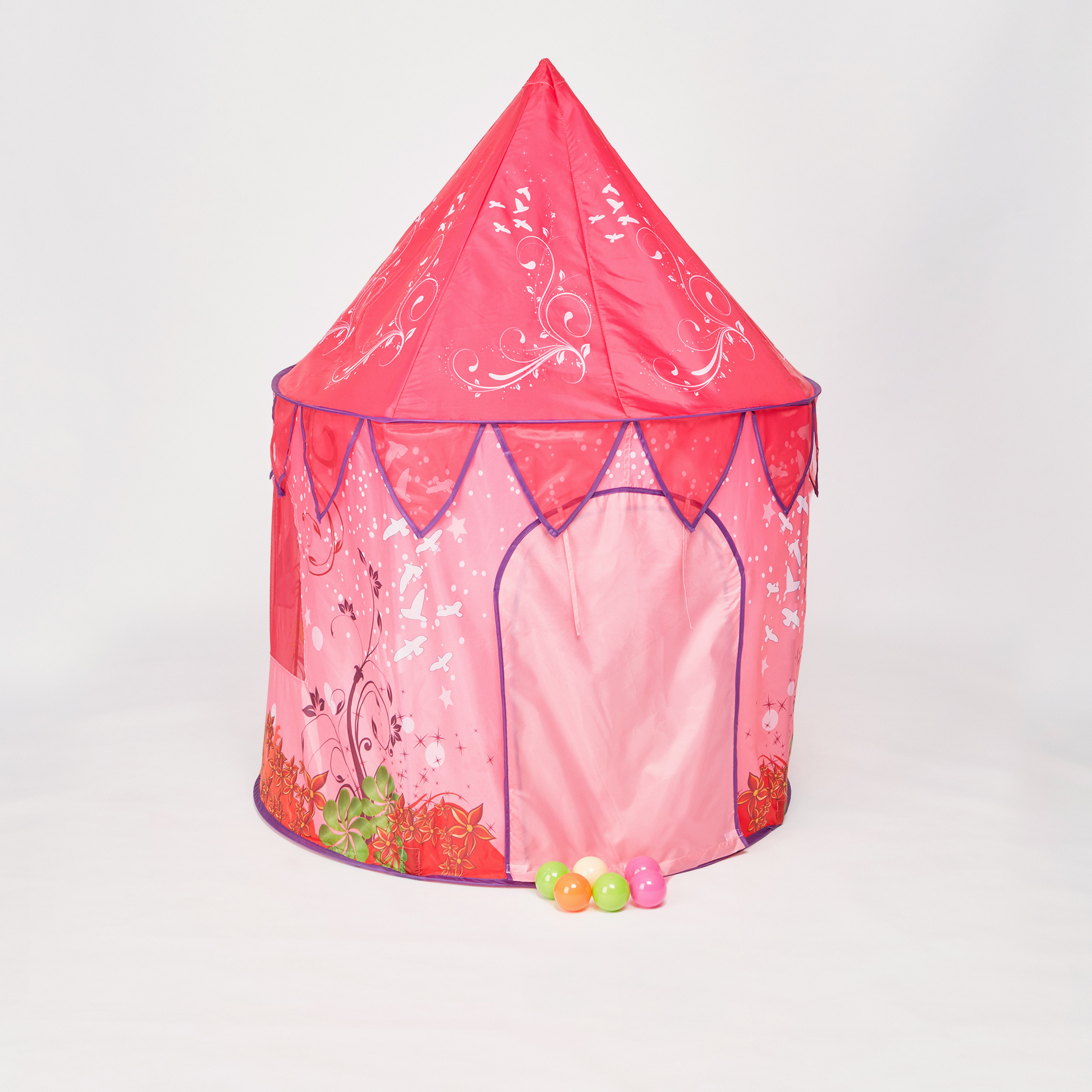 خيمة لعب بطبعات برنسيس مع 100 كرة من جونيورز-toys-outdoor-playhousesandplayards-image-4