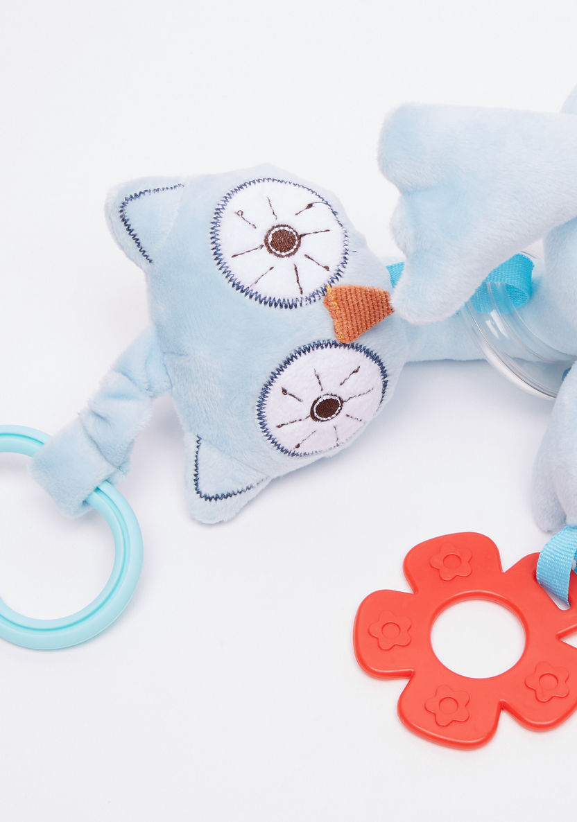 Giggles Sweet Owl Rattle with Teething Ring-Baby and Preschool-image-2