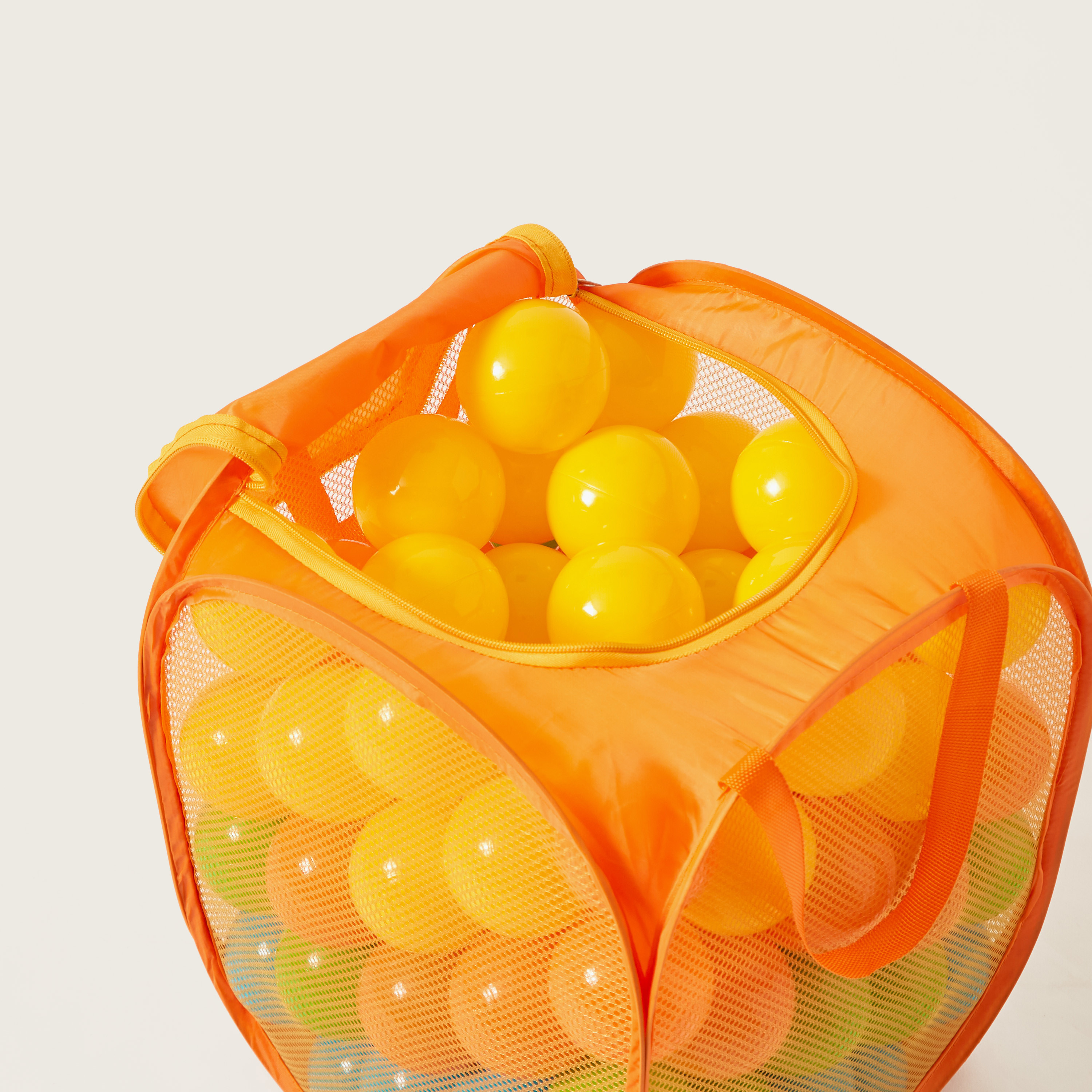 Juniors Mesh Hamper with 100 Balls-toys-outdoor-sports-image-3