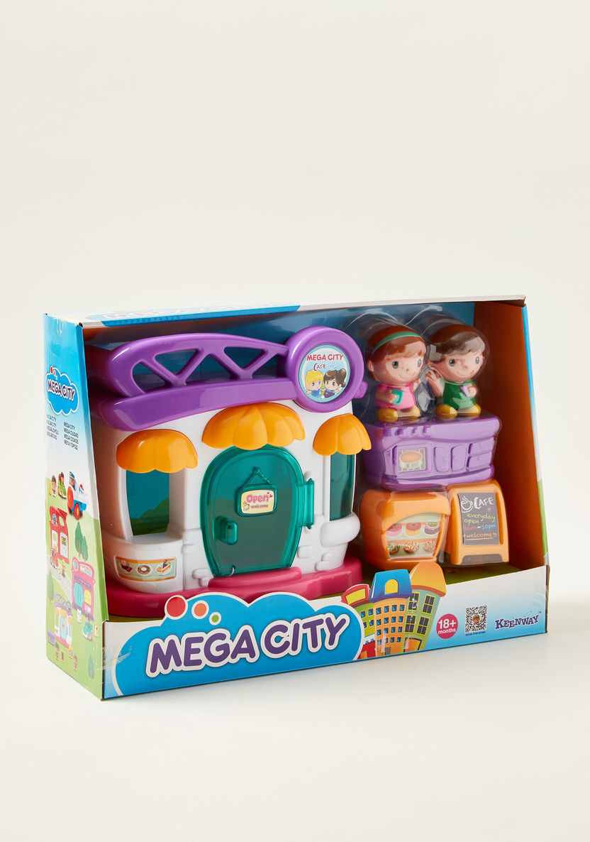 Keenway Mega City Cafe Pretend Playset-Role Play-image-3